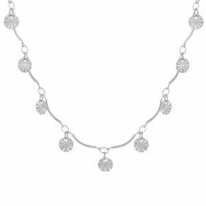 Collana Sole Radiante silver